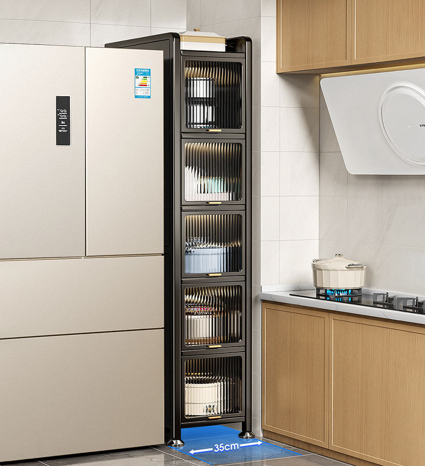 מבצע יום אחרון 65% הנחה🔥ארון אחסון מטבח מתכת רב תכליתי משודרג 6 קומות