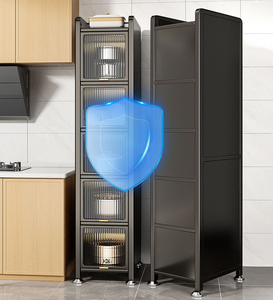 מבצע יום אחרון 65% הנחה🔥ארון אחסון מטבח מתכת רב תכליתי משודרג 6 קומות