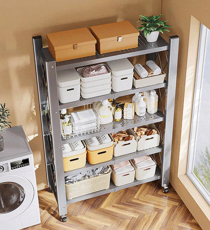 מבצע יום אחרון 76% הנחה🔥מדף ברזל מתכת עצמאי ללא הרכבה