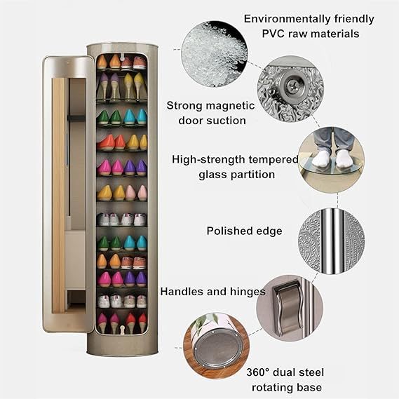 💖מבצע יום אחרון 49% הנחה💖 ארון נעליים מסתובב אינטליגנטי מפיג ריח
