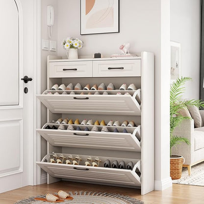 יום אחרון במבצע 49% הנחה🔥ארון נעליים נסתר וחסכוני במקום - מארגן בן 4 קומות למסדרון