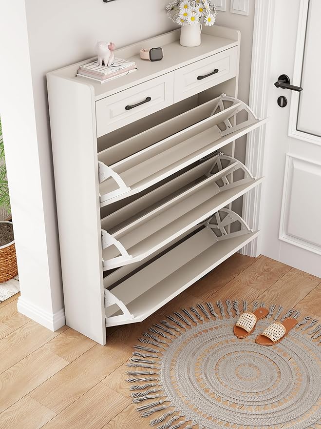 יום אחרון במבצע 49% הנחה🔥ארון נעליים נסתר וחסכוני במקום - מארגן בן 4 קומות למסדרון