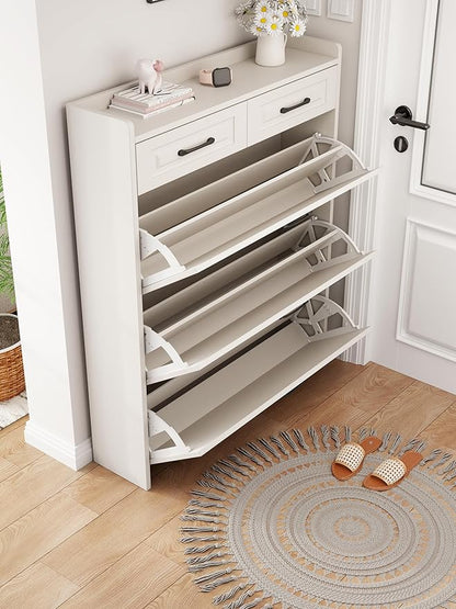 יום אחרון במבצע 49% הנחה🔥ארון נעליים נסתר וחסכוני במקום - מארגן בן 4 קומות למסדרון