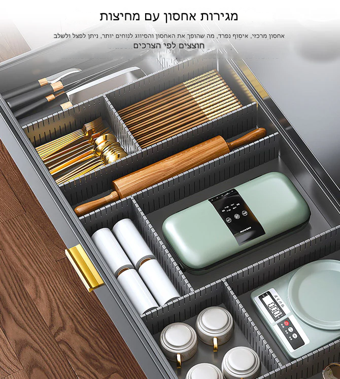 יום אחרון במבצע 80% הנחה🔥ארון אחסון עצמאי למטבח